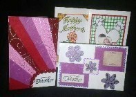 Hand made message cards - click to enlarge