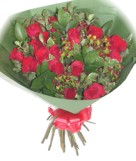 Send lovely long stemmed roses wrapped in cello - Click to enlarge