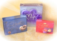 A small, medium or large box of chocs - click to enlarge