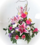 Send lilies, carnations and other seasonal flowers for any special occasion - Click to enlarge